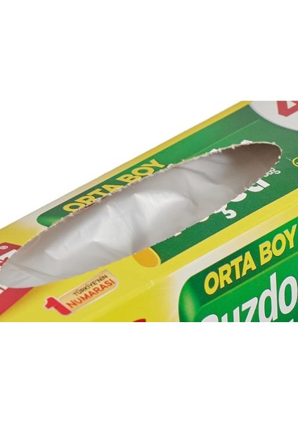 Orta Boy Buzdolabı Poşeti 24x38 cm, 20'li Paket
