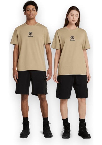 TB0A6WWT Print Stack Logo Sleeve Tee Erkek T-Shirt