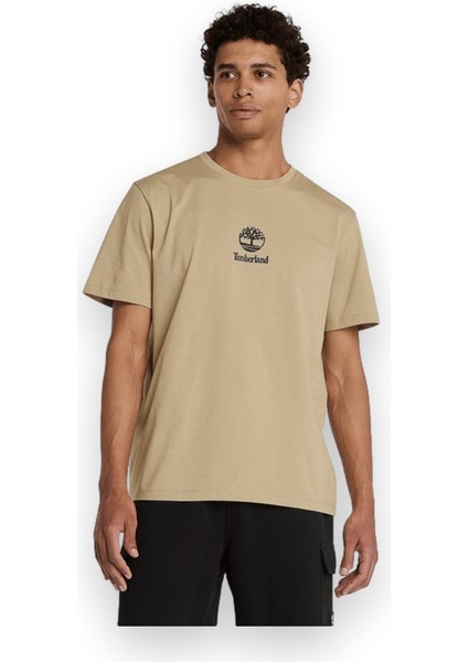 TB0A6WWT Print Stack Logo Sleeve Tee Erkek T-Shirt fırsatları