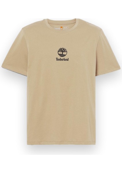 TB0A6WWT Print Stack Logo Sleeve Tee Erkek T-Shirt indirimleri