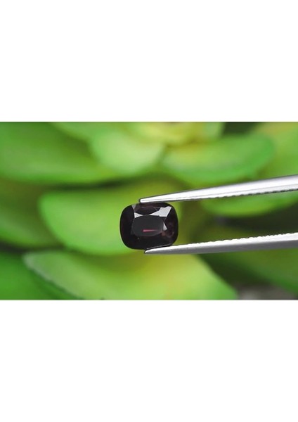 1.24 ct 6.2X5 mm Cushion Natural Pinkish Purple Spinel, Myanmar