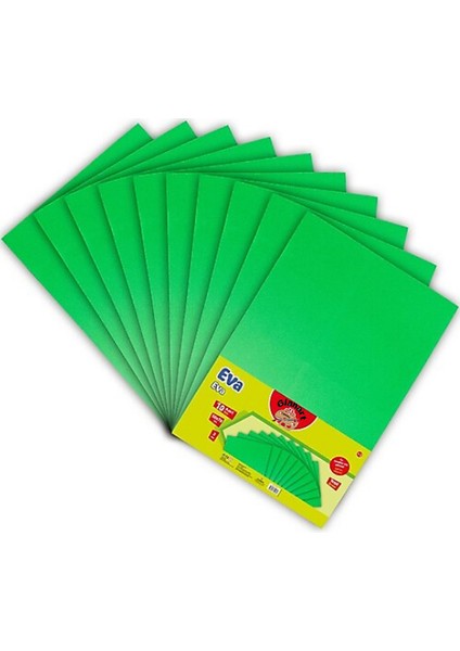 A4 Boy Düz Eva 10 Lu 1 Paket