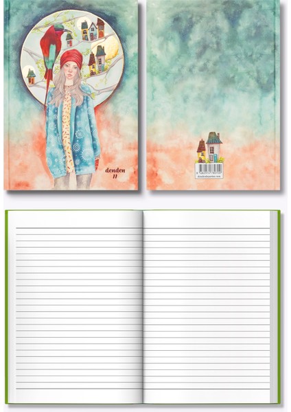 Düş Çizgisi Sert Kapak Defter, 17X24 cm fırsatları