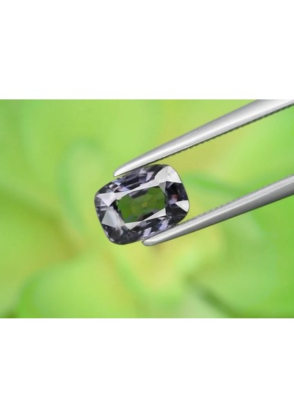 1.24 ct 7x5.2 mm Vs Cushion Natural Purple Spinel Gemstone, Myanmar