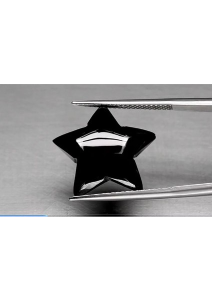 9.38 ct 17X17 mm Star Natural Black Spinel, Thailand