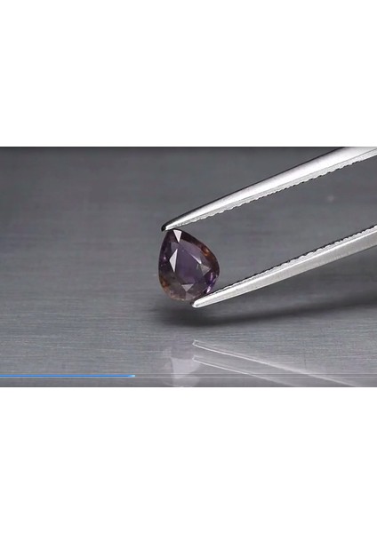 1.03 ct 6.7x5.5 mm Pear Natural Purple Spinel, Myanmar