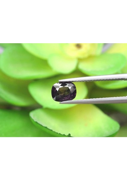 1.12 ct 7x5.7 mm Vs Cushion Natural Pinkish Purple Spinel, Myanmar