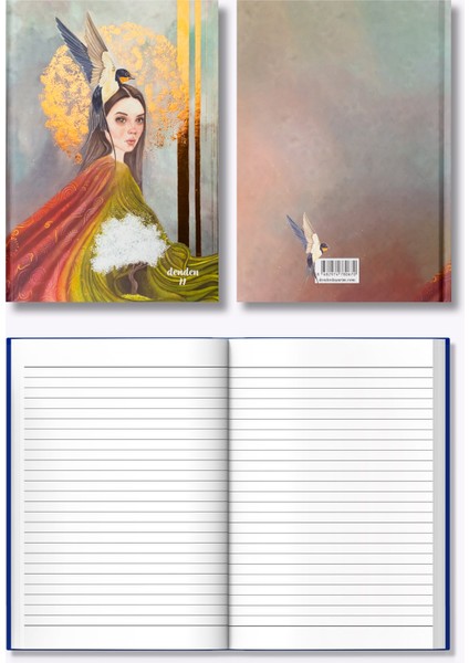 Kalp Atışı Sert Kapak Defter, 17X24 cm