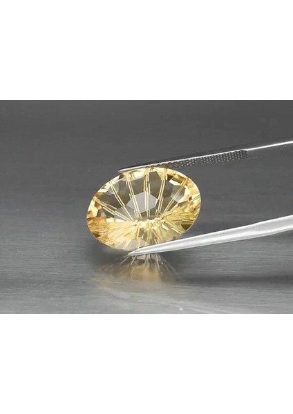 9.44 ct 17X12.7 mm Vs Oval Natural Yellow Citrine, Brazil