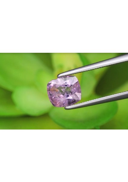 1.80 ct 7x6.3 mm Cushion Natural Pinkish Purple Spinel, Myanmar