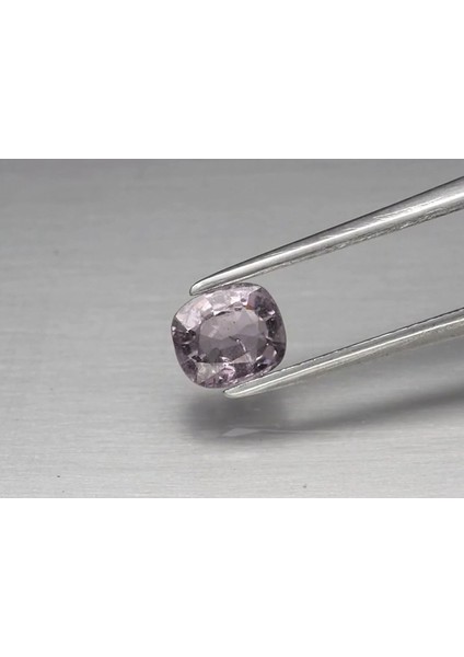 1.05 ct 6x5.3 mm Cushion Natural Pinkish Purple Spinel, Myanmar