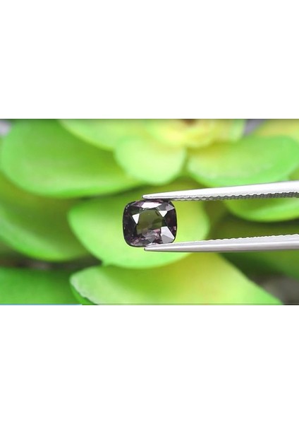 1.13 ct 6.4x5.7 mm Vs Cushion Natural Pinkish Purple Spinel, Myanmar