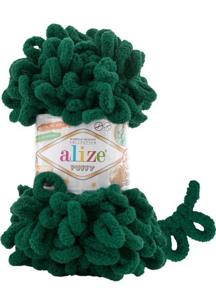 Puffy El Örgü Ipi Ipliği Yünü 100 gr