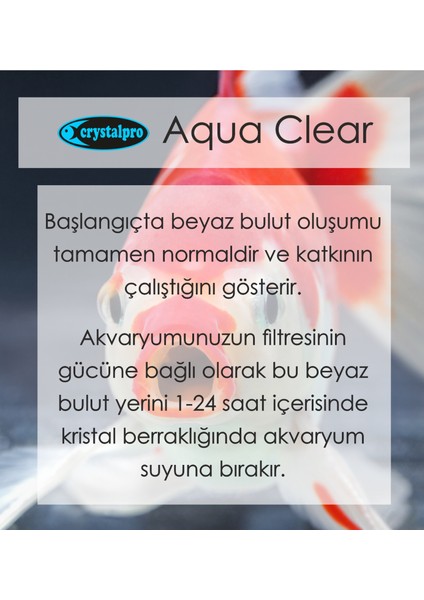 Aqua Clear Su Berraklaştırıcı Ağır Metal Temizleyici 125ml fırsatları