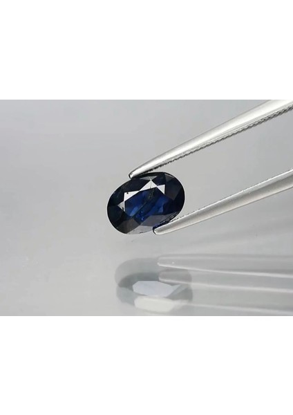 1.03 ct 7x4.8 mm Oval Blue Sapphire Unheated Madagascar