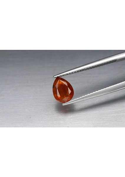 1.69 ct 8x6.2 mm Pear Natural Untreated Orange Kyanite, Sri-Lanka