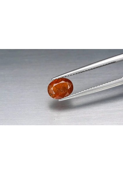 1.29 ct 7.8X6 mm Oval Natural Untreated Orange Kyanite, Sri-Lanka