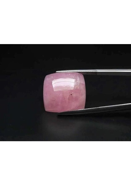 35.25 ct 19.5X18.5 mm Rectangle Cabochon Natural Unheated Pink Morganite