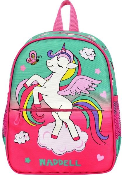 Pembe Unicorn Desenli Anaokulu Kreş Sırt Çantası 24108
