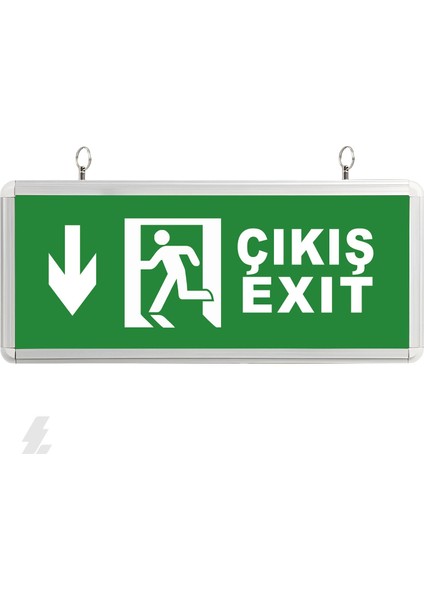 Acil Çıkış Armatürü Aşağı Çift Yönlü - 3W - Maxled MX-7006