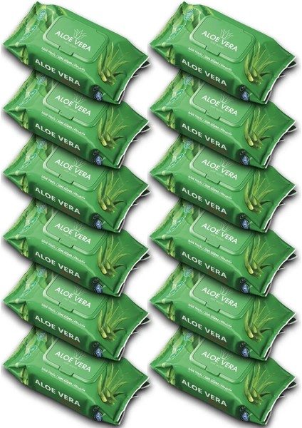 Hijyen Aloe Vera Katkılı Islak Mendil-Havlu 12x120'li (1440 Yaprak) modelleri