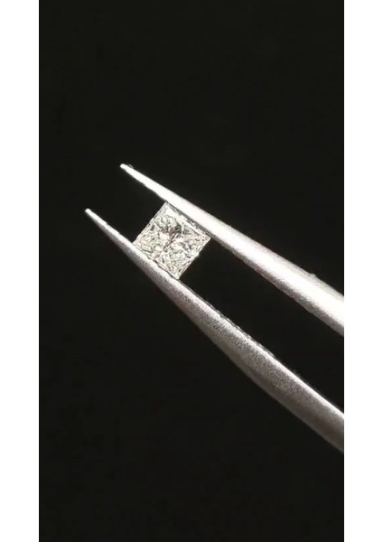 Igsl Sertifikalı - 0.20 ct 3.18X3.40 mm J - Vs Princess Cut Natural Diamond