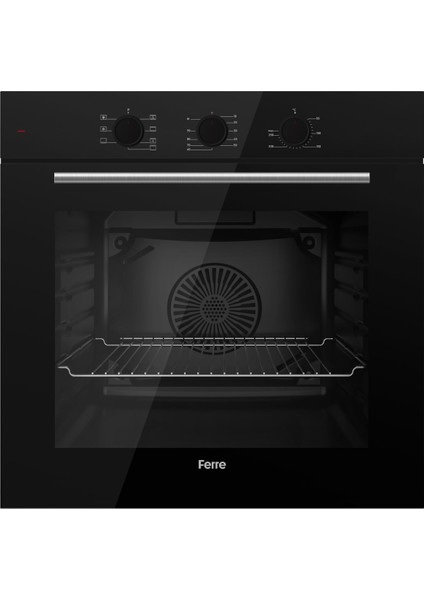 Flowart Bl Modüler Seriisi 3'lü Siyah Ankastre Set ( QBL62CS-BL135-D080 )