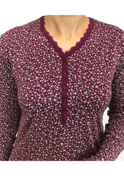 Çiçek Desenli V Yaka Peny Bluz fiyatları