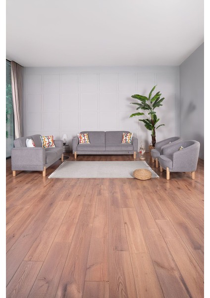 Bohera Bohem Koltuk Takımı 3 2 1 1 Gri