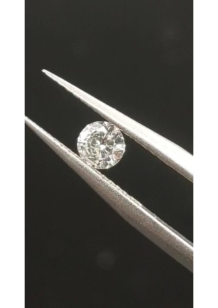 Igsl Sertifikalı - 0.30 ct 4.25 mm H - Sı1 Round Cut Natural Diamond