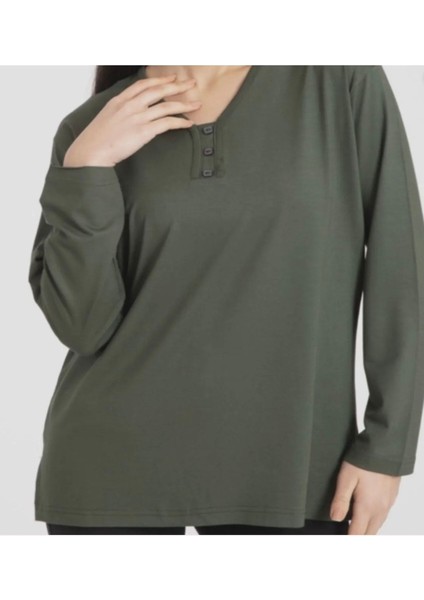 Likralı Turlu Viskon V Yaka Anne Penye Bluz fiyatları