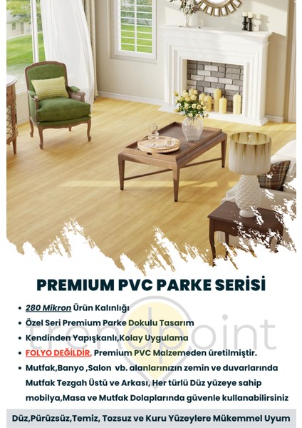 Kendinden Yapışkanlı 60 cm×500 cm Parke Görünümlü Premium Zemin Duvar Kağıdı Dolap Kaplama fırsatları