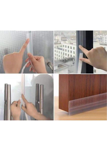 3 M x 3 cm Kapı Altı Bandı Pencere Rüzgar Önleyici Bant Toz Böcek Geçirmez Soğuk Kesici Bantı modelleri