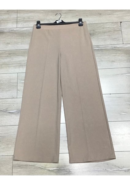 Scuba Beli Lastikli Bedenli Büyük Beden Bol Paça Pantolon fırsatları