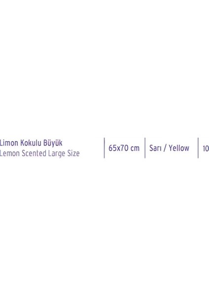 | Ekstra Güçlü Büzgülü Çöp Torbası, Büyük Boy 65X70 Cm, Limon Kokulu, 10'lu Paket fırsatları