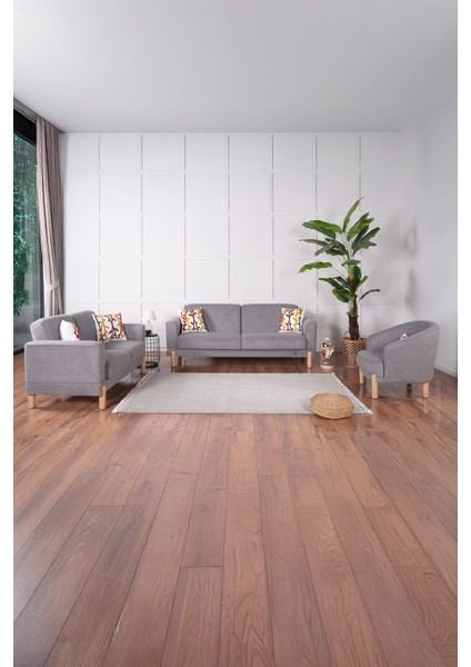 Bohera Bohem Koltuk Takımı 3 2 1 Gri