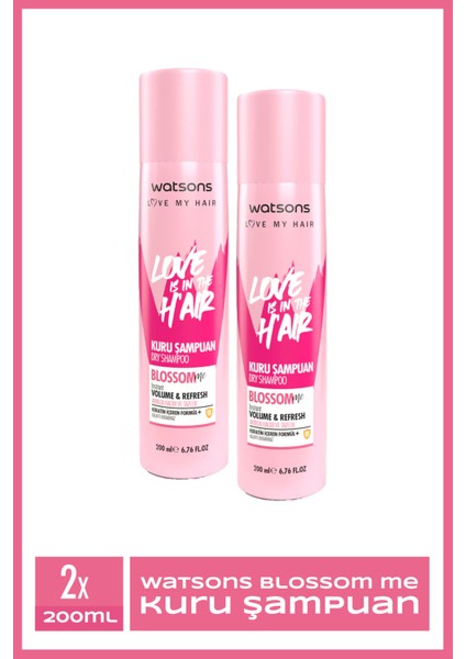 Blossom Me Kuru Şampuan 200 ml x 2 Adet