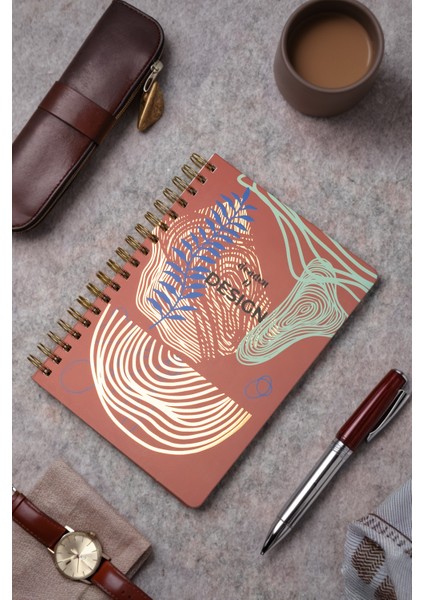 Redactar Kırmızı Spiralli Defter, 17X24 cm