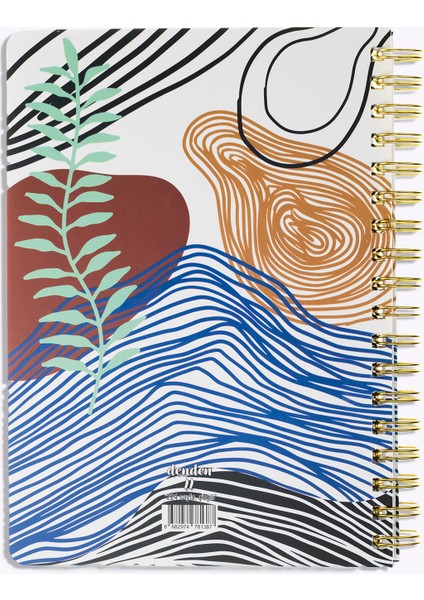 Redactar Beyaz Spiralli Defter, 17X24 cm