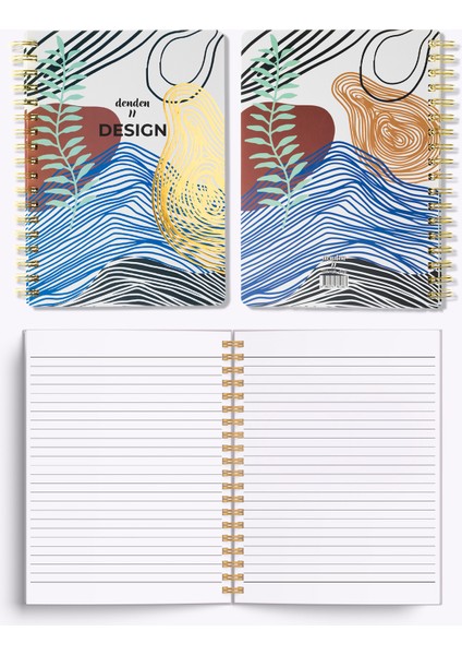 Redactar Beyaz Spiralli Defter, 17X24 cm