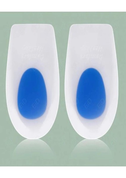 Kadın Silikon Tabanlık Ortopedik Ayakkabı Topukluk Jel Yastık Tabanlık 6 x 10.5 cm