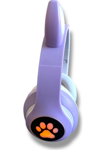 Kulaküstü Bluetooth Kedi Kulaklı Kulaklık