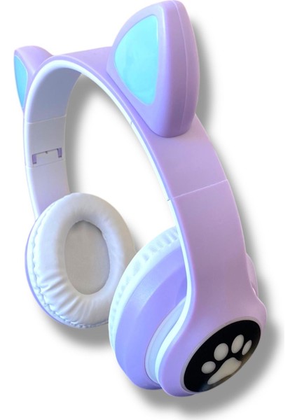 Kulaküstü Bluetooth Kedi Kulaklı Kulaklık