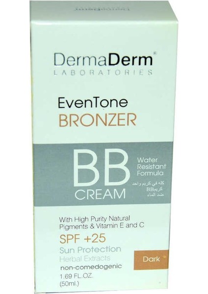 Eventone Bb Krem Koyu Ton Spf+25 Güneş Koruma Bitki Özlü 50 ml