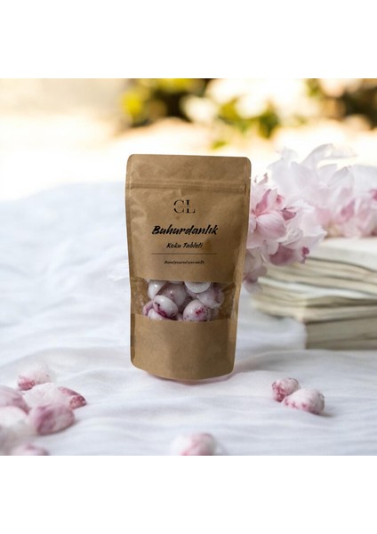 Buhurdanlık Koku Tableti Zambak Çiçeği Kokusu Mum Erimesi Soya Mumu, El Yapımı Soya Wax