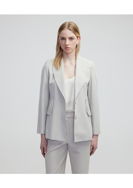 Ince Kuşaklı Vatkalı Blazer IS1250106005030 fiyatları