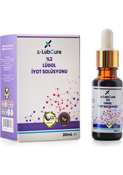 Lügol Iyot Solüsyon 20 ml x 2 Adet