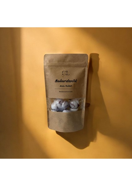 Buhurdanlık Koku Tableti Amber Kokusu Mum Erimesi Soya Mumu, El Yapımı Soya Wax