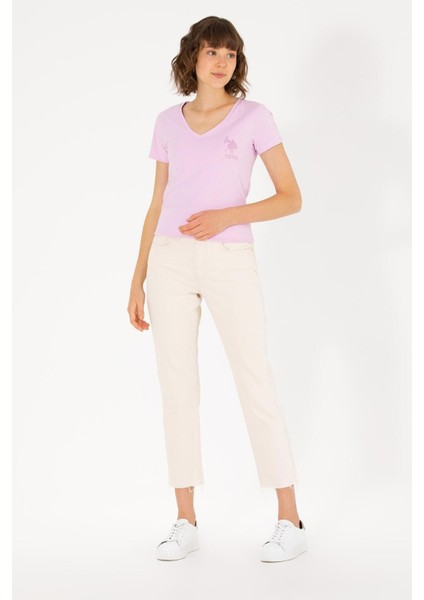 Kadın Basic V Yaka Tişört 50263976