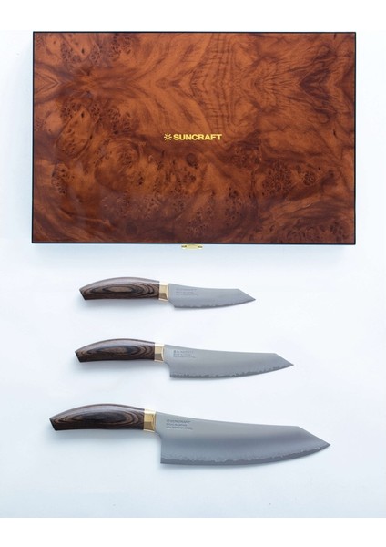 Suncraft Elegancia Şef Bıçak Seti Ksk-Set3